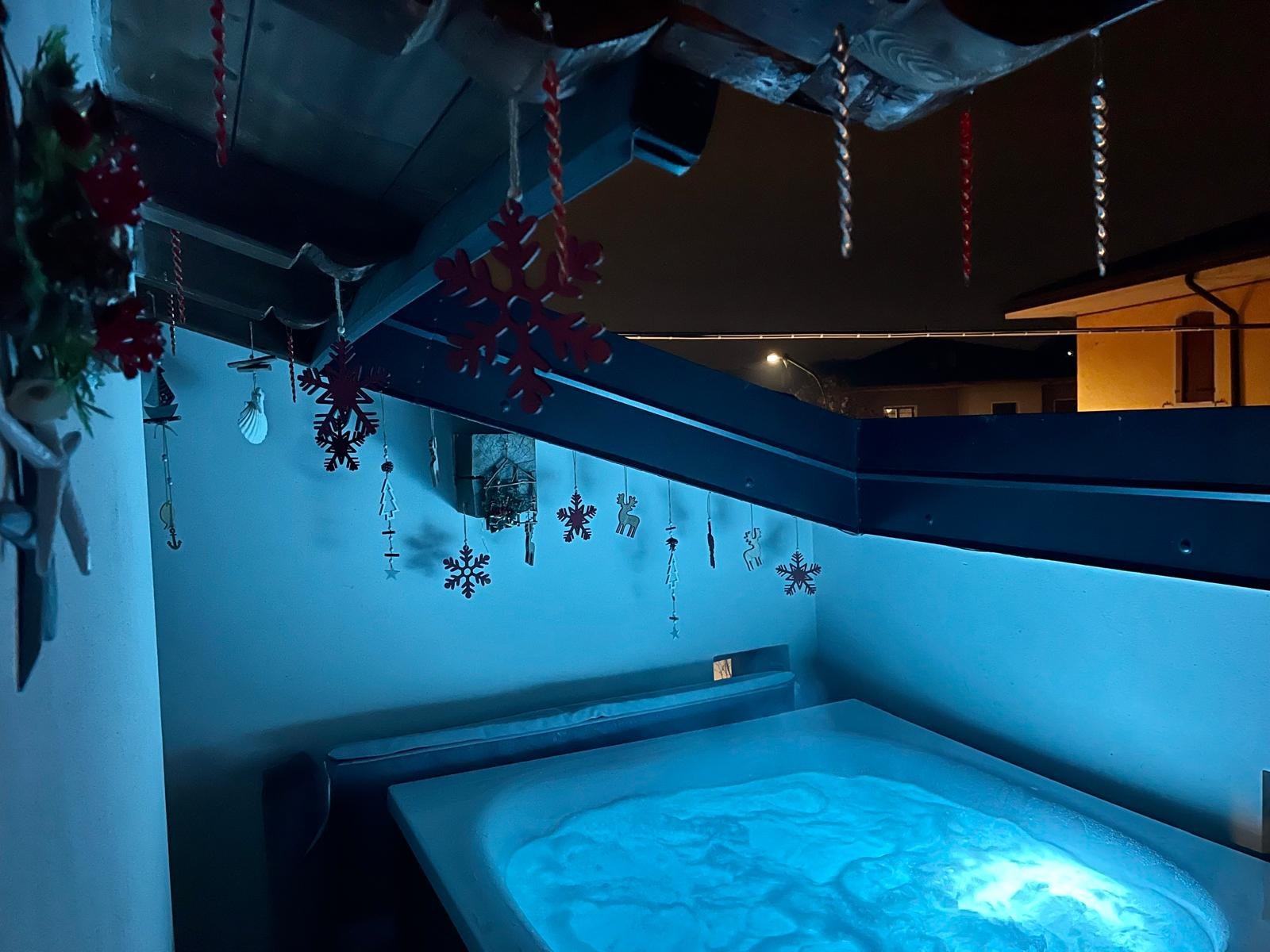 Jacuzzi sotto le stelle a Dimora di Charme